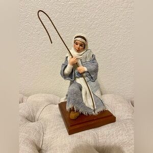 Simpich Character Doll Nativity Shepherd Boy with Hook